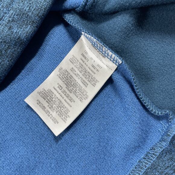 Columbia 1/4 Zip Pullover Mens Large Fleece Zip Pocket Stretch Outdoors Blue - Picture 5 of 12